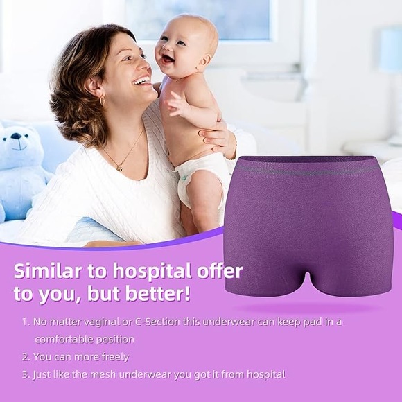 NWT Carer Purple Mesh Underwear (pack of 12) - Picture 7 of 8